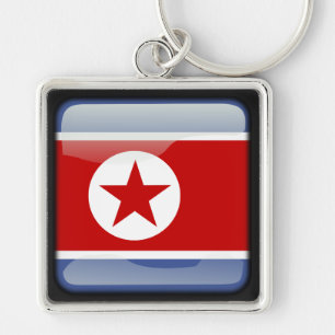 Llavero Bandera de Corea del Norte