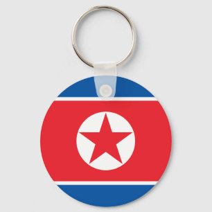 Llavero Bandera de Corea del Norte