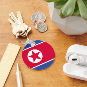 Llavero Bandera de Corea del Norte