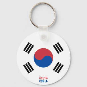 Llavero Bandera de Corea del Sur cautiva a patriótico