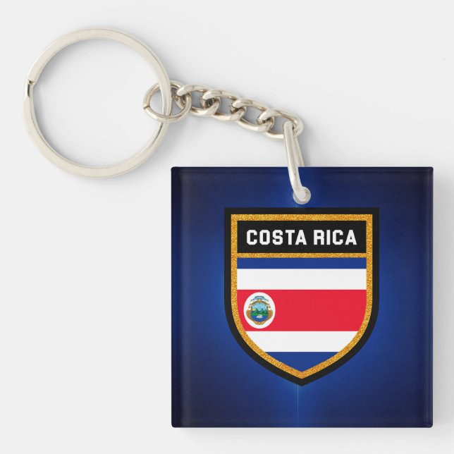 Llavero Bandera de Costa Rica (Frente)