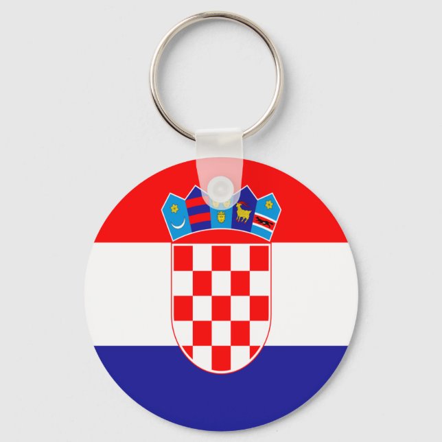 Llavero Bandera de Croacia (Anverso)