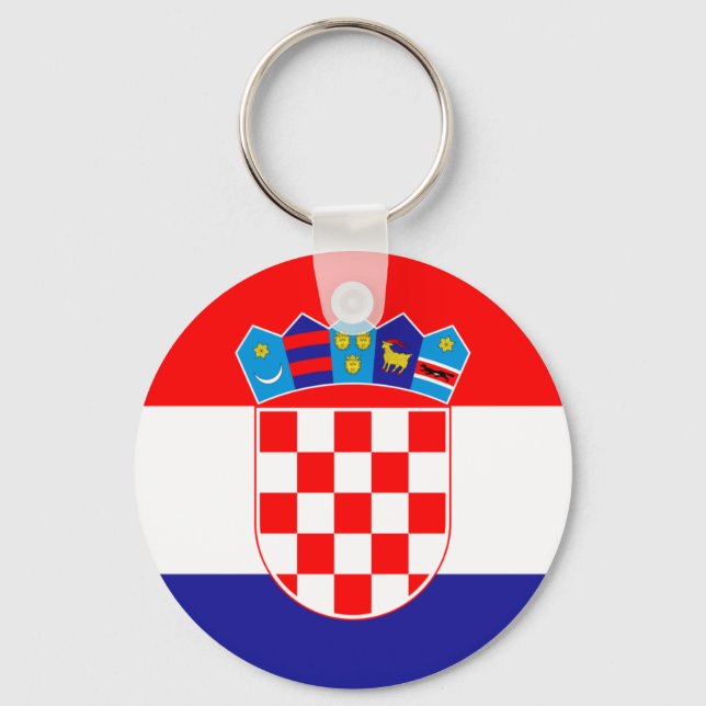 Llavero Bandera de Croacia (Anverso)