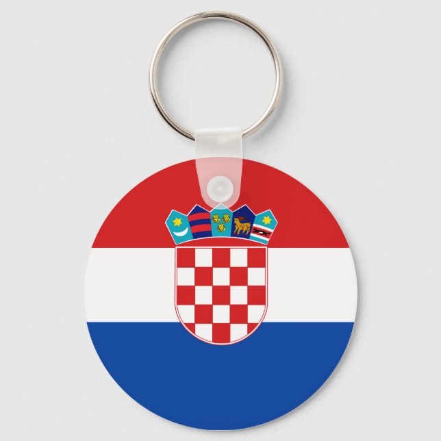 Llavero Bandera de Croacia (Anverso)