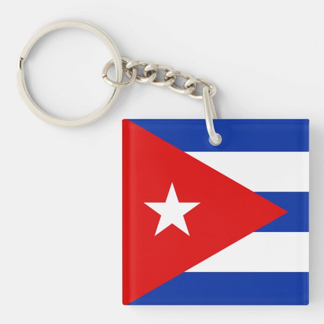 Llavero Bandera de Cuba (Frente)