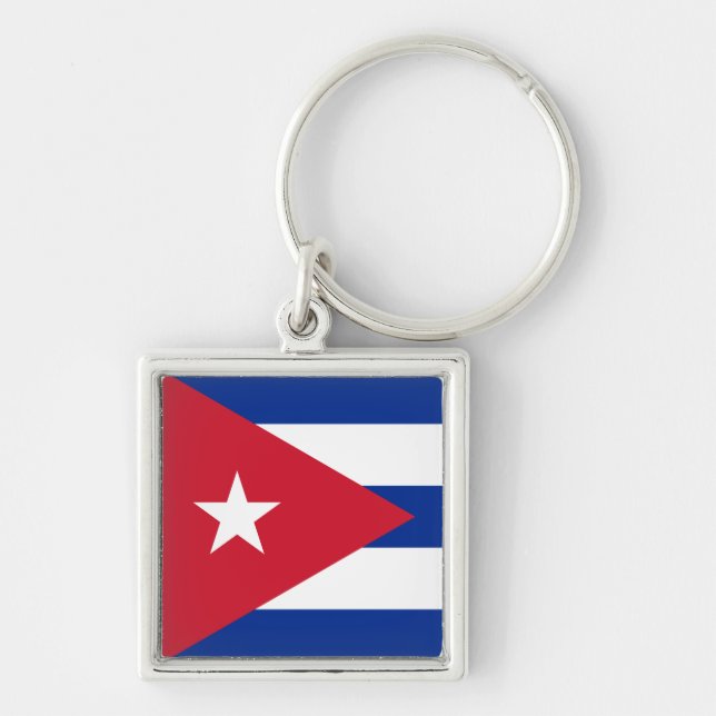 Llavero Bandera de Cuba (Frente)