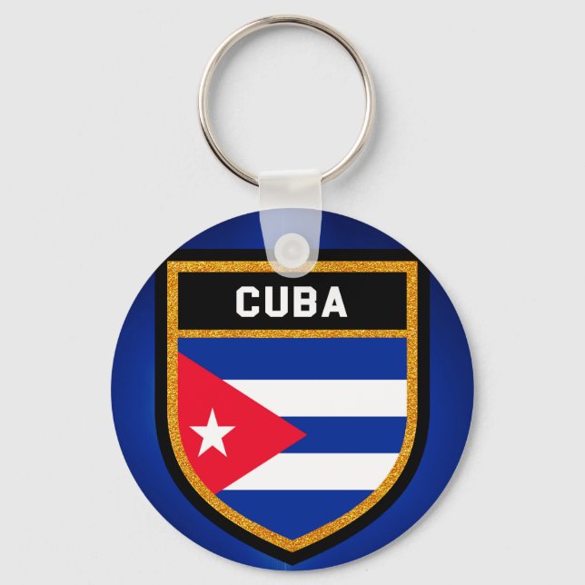 Llavero Bandera de Cuba (Anverso)