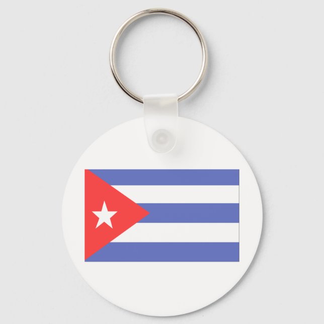 Llavero Bandera de Cuba (Anverso)