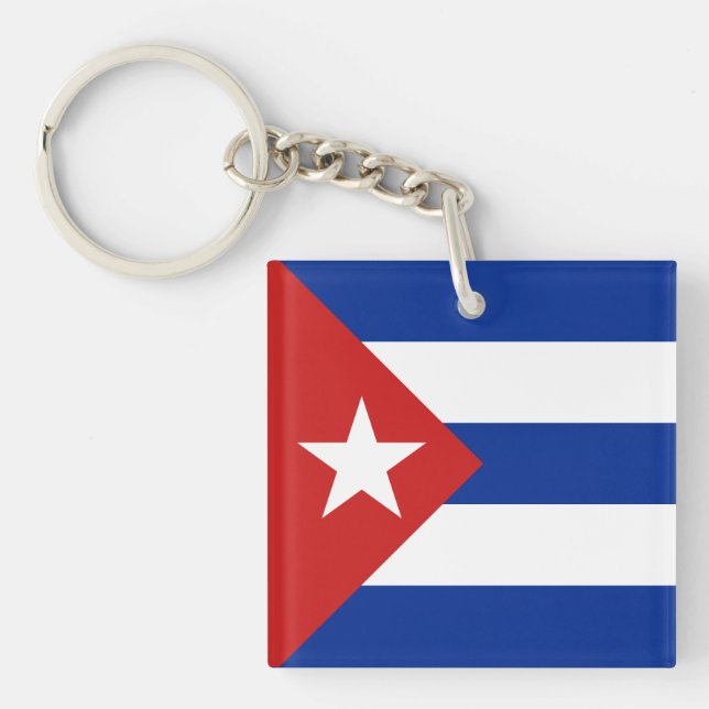Llavero Bandera de Cuba (Frente)