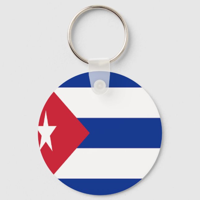 Llavero Bandera de Cuba (Anverso)