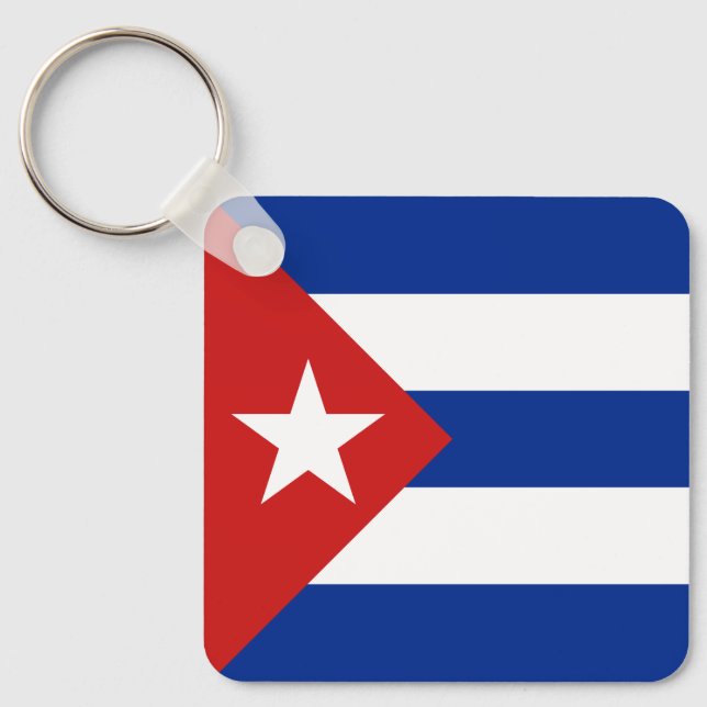 Llavero Bandera de Cuba (Anverso)