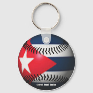Llavero Bandera de Cuba en el Béisbol