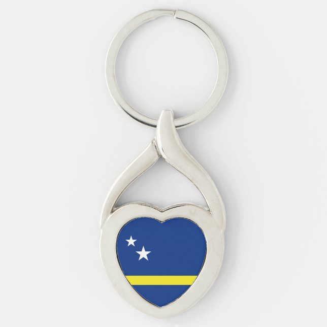 Llavero Bandera de Curazao (Anverso)
