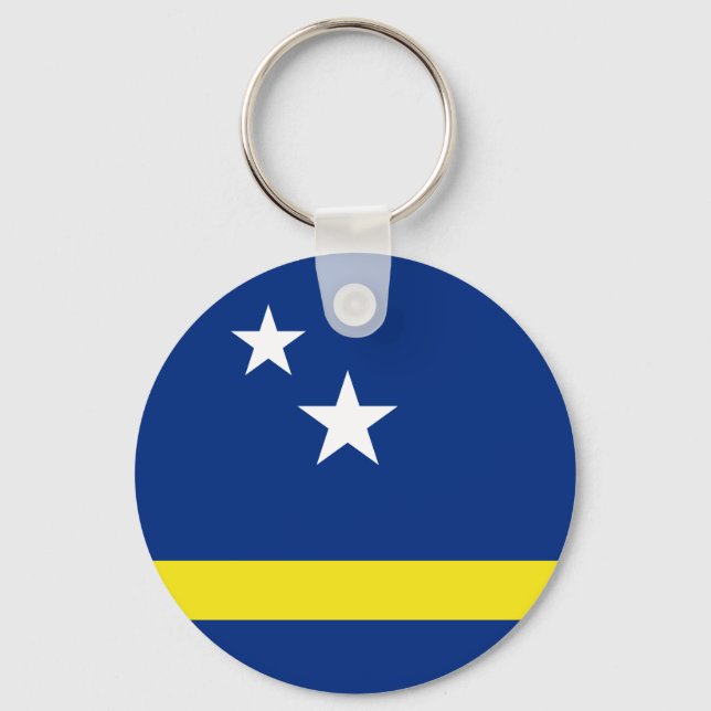Llavero Bandera de Curazao (Anverso)