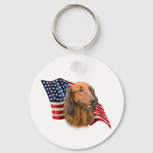 Llavero Bandera de Dachshund