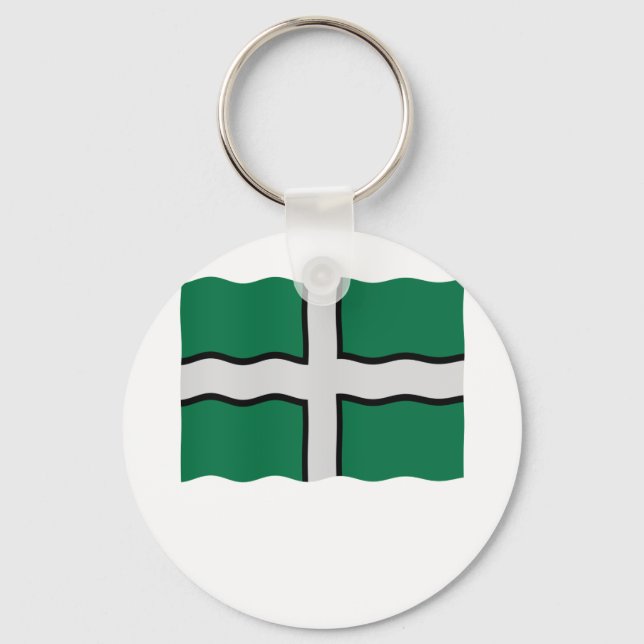 Llavero Bandera de Devon (Anverso)