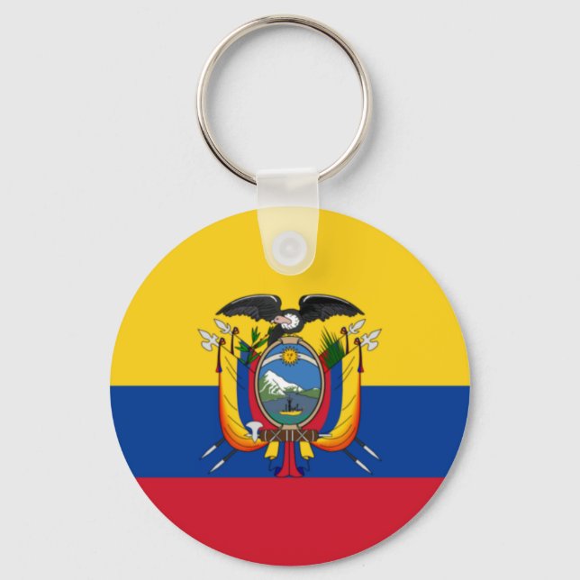 Llavero Bandera de Ecuador (Anverso)