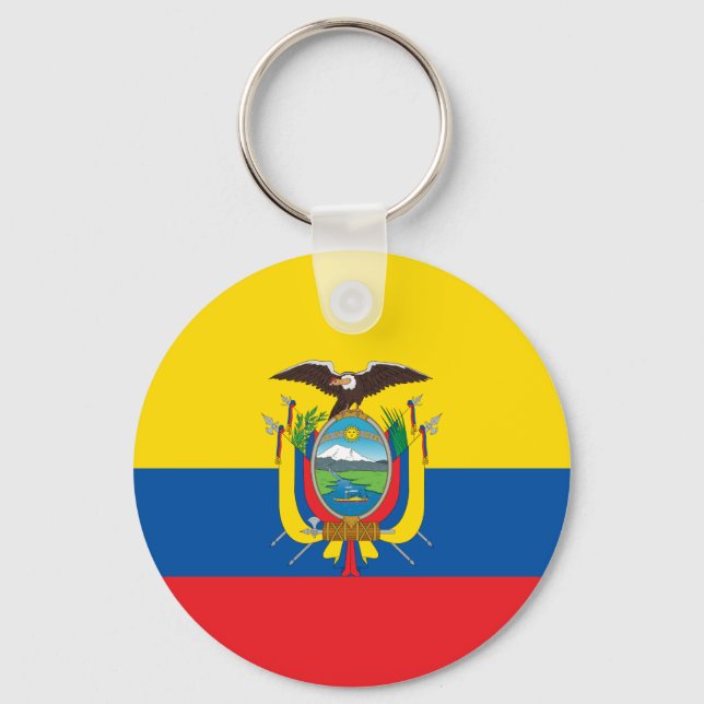 Llavero Bandera de Ecuador (Anverso)