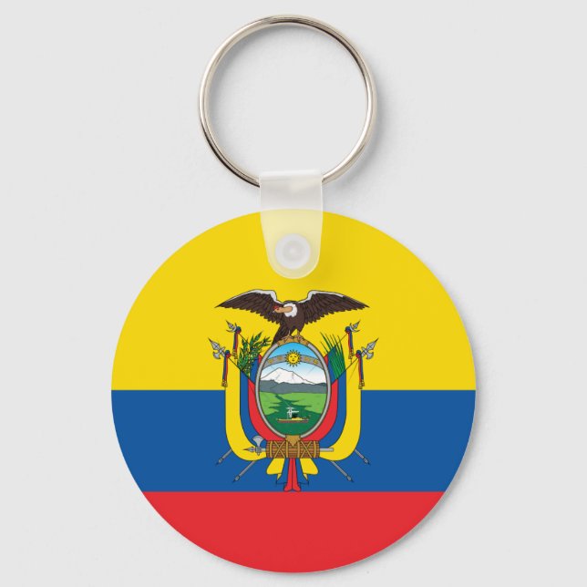 Llavero Bandera de Ecuador (Anverso)