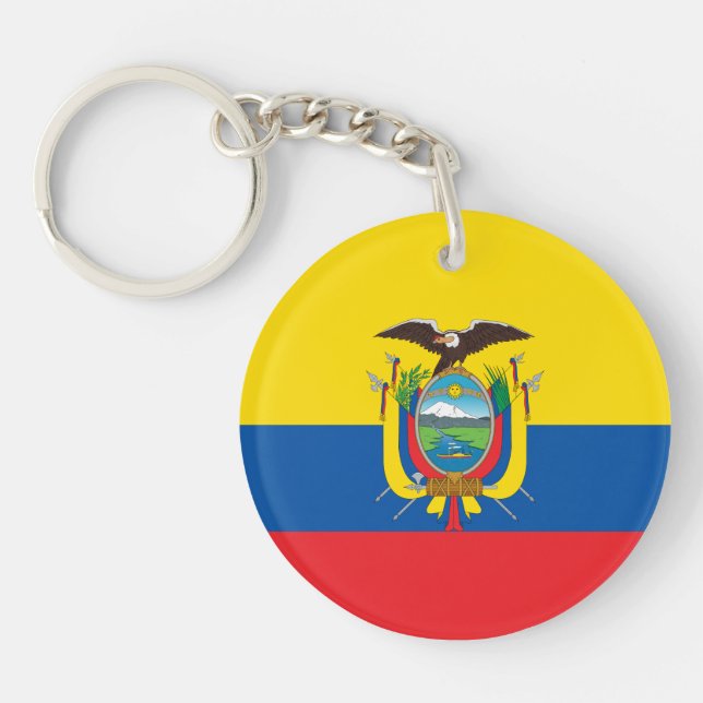 Llavero Bandera de Ecuador (Frente)