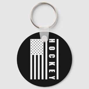 Llavero Bandera De Ee. Uu. Deporte Portero Jugador De Hock