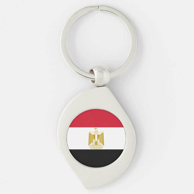 Llavero Bandera de Egipto (Anverso)