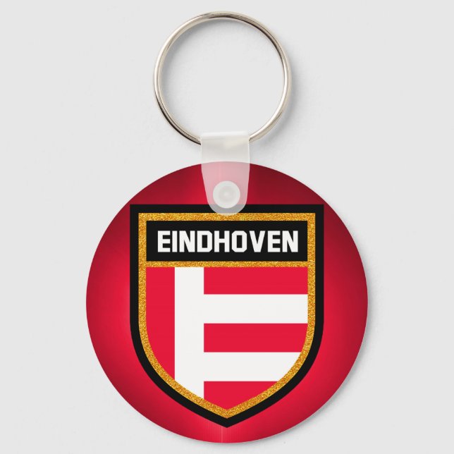 Llavero Bandera de Eindhoven (Anverso)