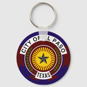 Llavero Bandera de El Paso