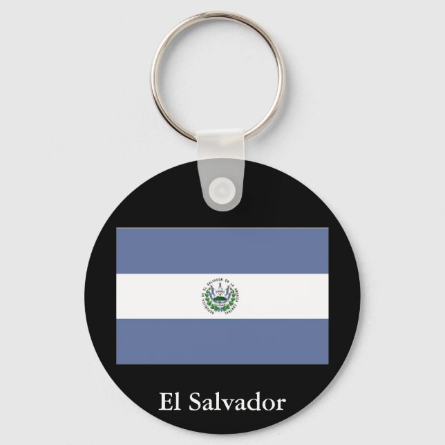 Llavero Bandera de El Salvador (Anverso)