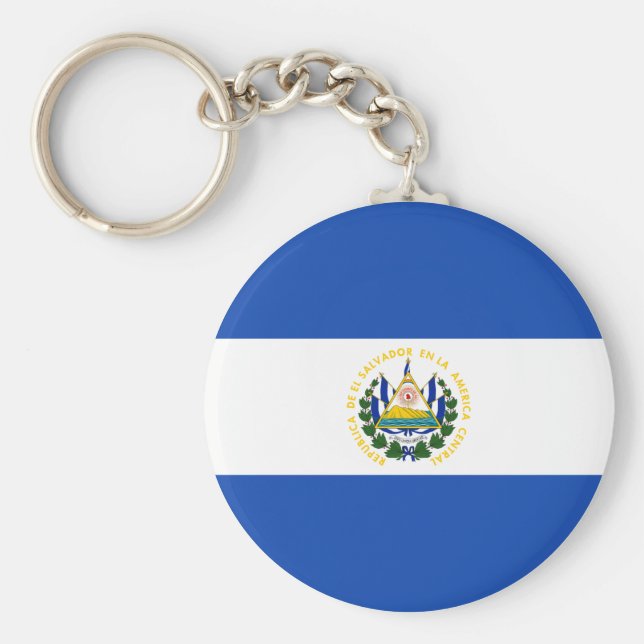 Llavero Bandera de El Salvador (Frente)