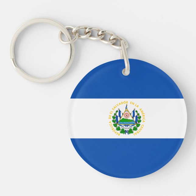 Llavero Bandera de El Salvador (Frente)