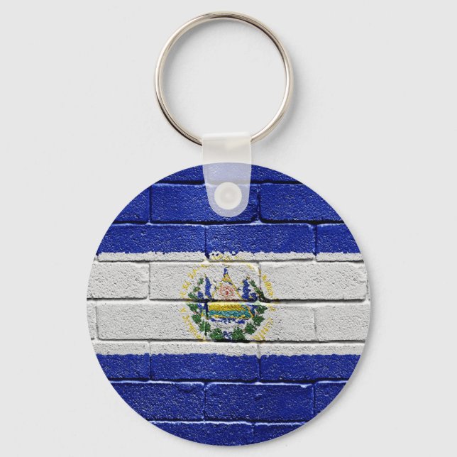 Llavero Bandera de El Salvador (Anverso)