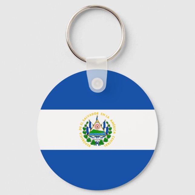 Llavero Bandera de El Salvador (Anverso)
