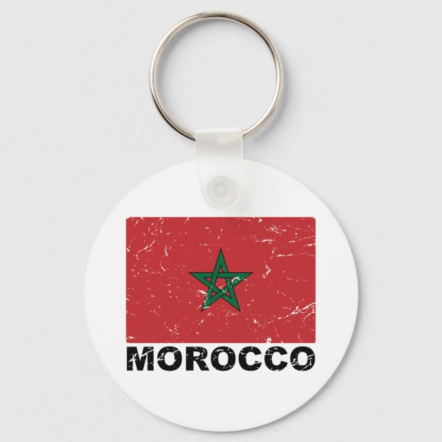 Llavero Bandera de época de Marruecos (Anverso)