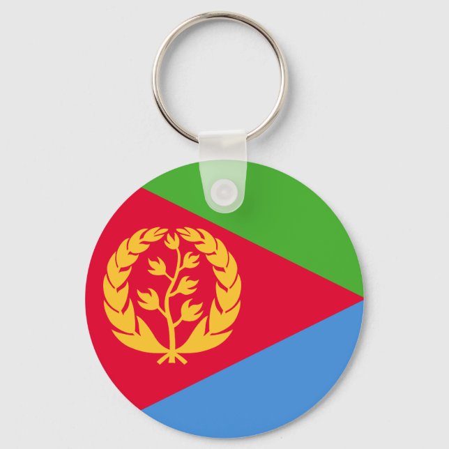 Llavero Bandera de Eritrea (Anverso)