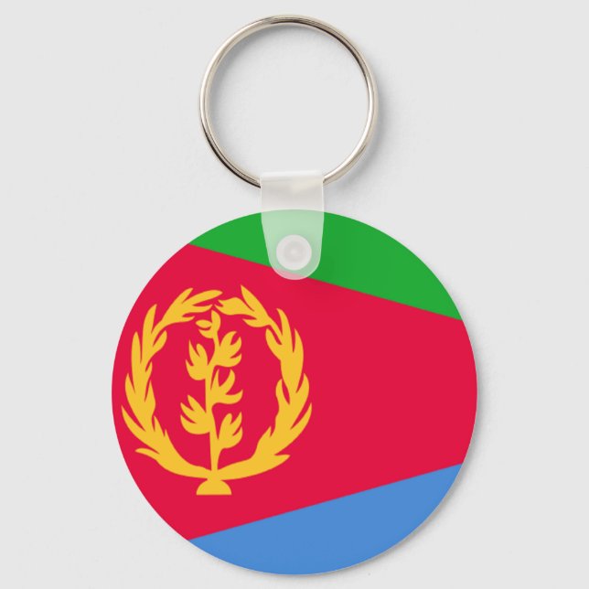 Llavero Bandera de Eritrea (Anverso)