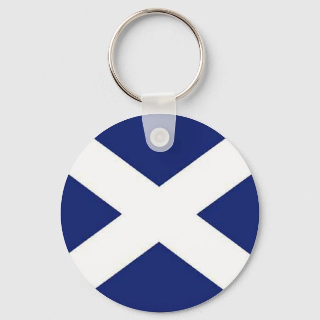 LLAVERO BANDERA DE ESCOCIA (Anverso)