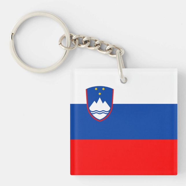 Llavero Bandera de Eslovenia (Frente)