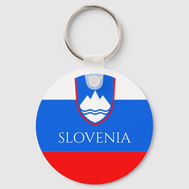 Llavero bandera de eslovenia (Anverso)