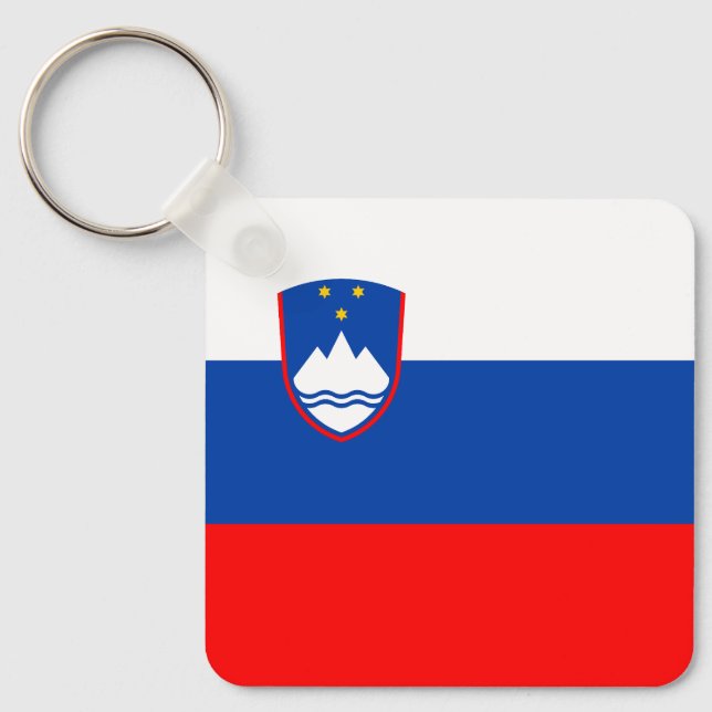 Llavero Bandera de Eslovenia (Anverso)