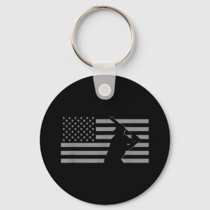 Llavero Bandera de Estados Unidos de Béisbol