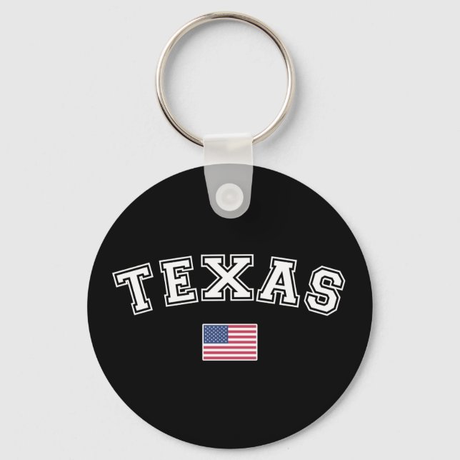 Llavero Bandera de Estados Unidos de Texas (Anverso)