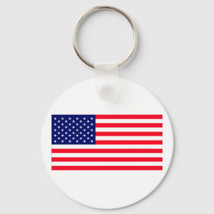 Llavero Bandera de Estados Unidos El MUSEO Zazzle