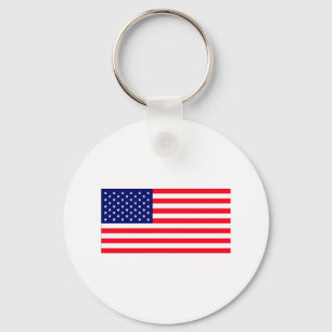 Llavero Bandera de Estados Unidos El MUSEO Zazzle