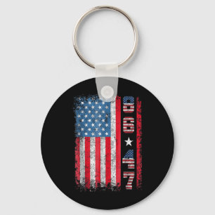 Llavero Bandera De Estados Unidos Retro Vintage 86 47 Anti