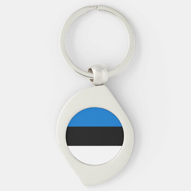 Llavero Bandera de Estonia (Anverso)