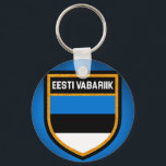 Llavero Bandera de Estonia<br><div class="desc">Bandera de Estonia</div>