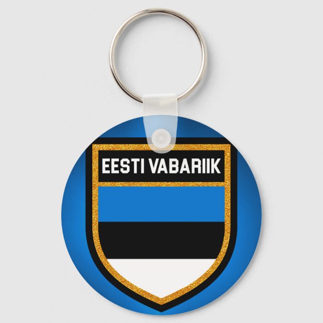 Llavero Bandera de Estonia (Anverso)