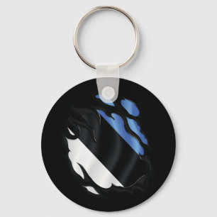 Llavero Bandera de Estonia Rota