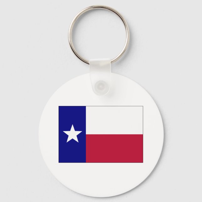 Llavero Bandera de estrella solitaria de Texas (Anverso)